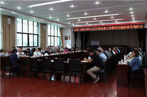 公司召開2018年上半年黨支部工作暨黨風(fēng)廉政建設(shè)考核會